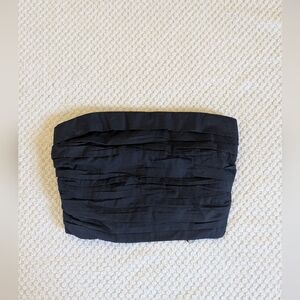 Black Strapless Top